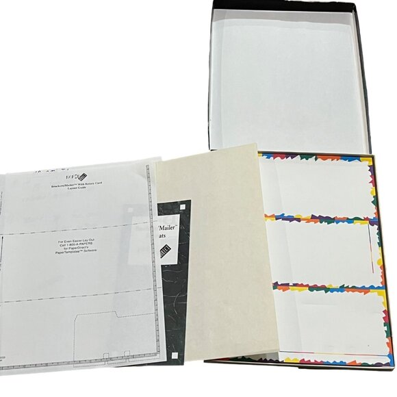 Masterpiece 3 Panel Brochure/Mailer Plus Paper With Rotary Card 75 Ct 38 Lb By P - Picture 1 of 6